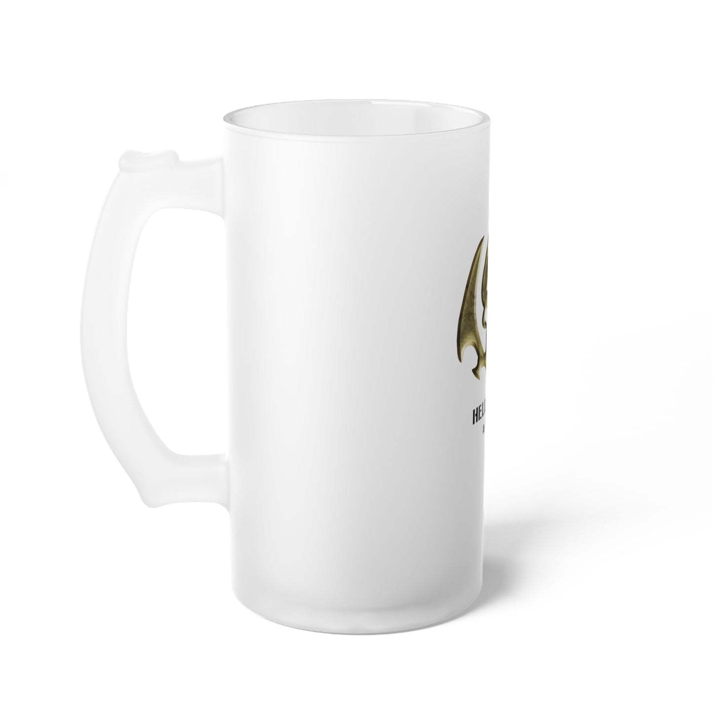 Hellraiser Frosted Glass Mug 16oz