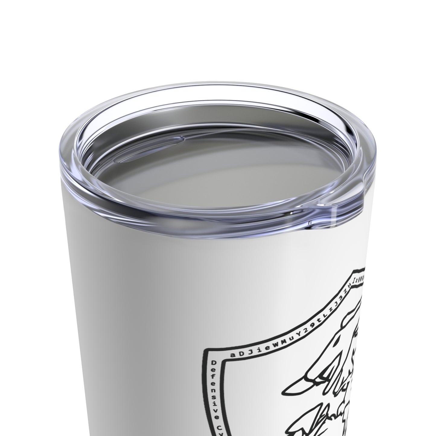 Defensive Cyber Ops White 20oz Guzzler