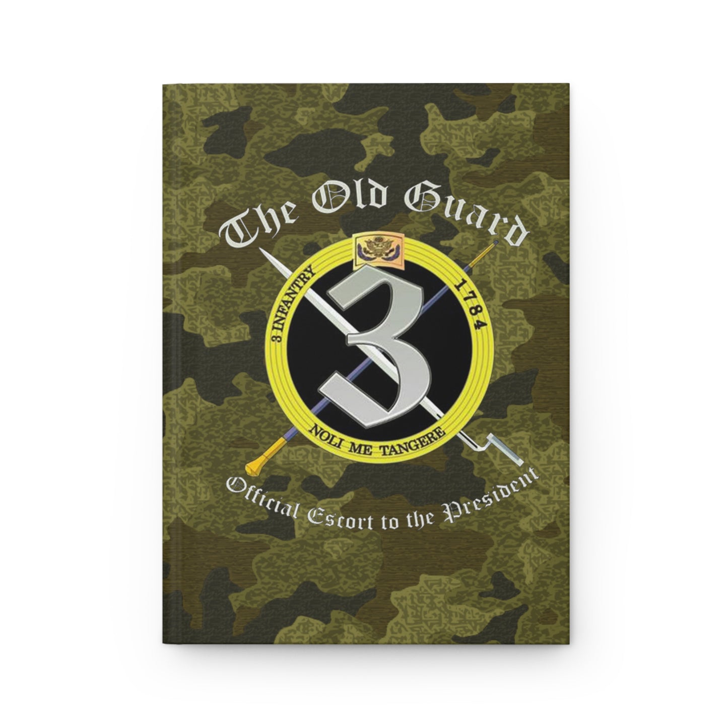 The Old Guard Green Camo Hardcover Leader Book