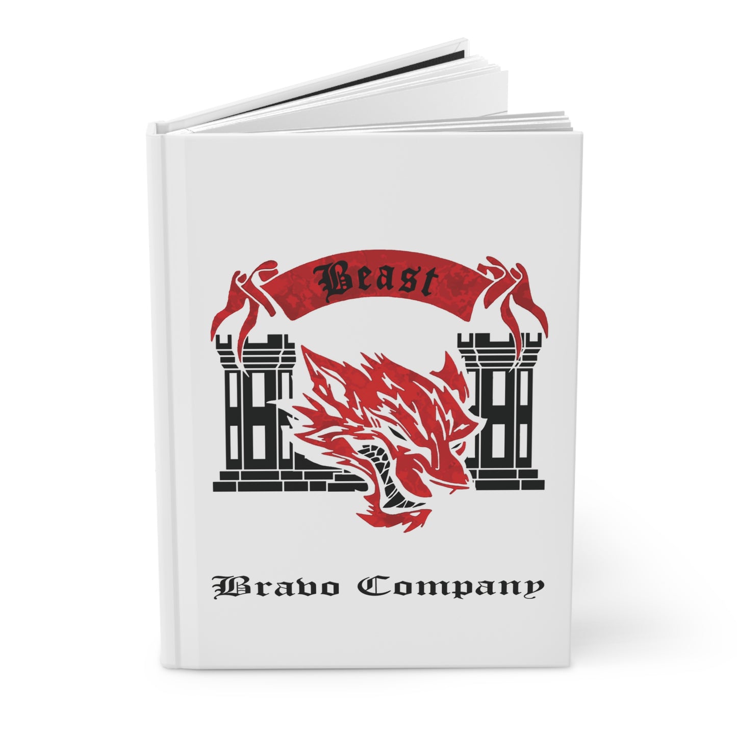 25ID Beast Company Red Camo AOR Hardcover Leader Book