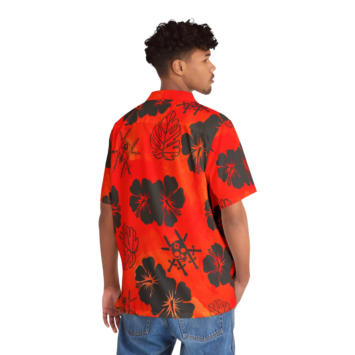JCU Best Troop Skull Aka Niihau Nights Hawaiian Shirt