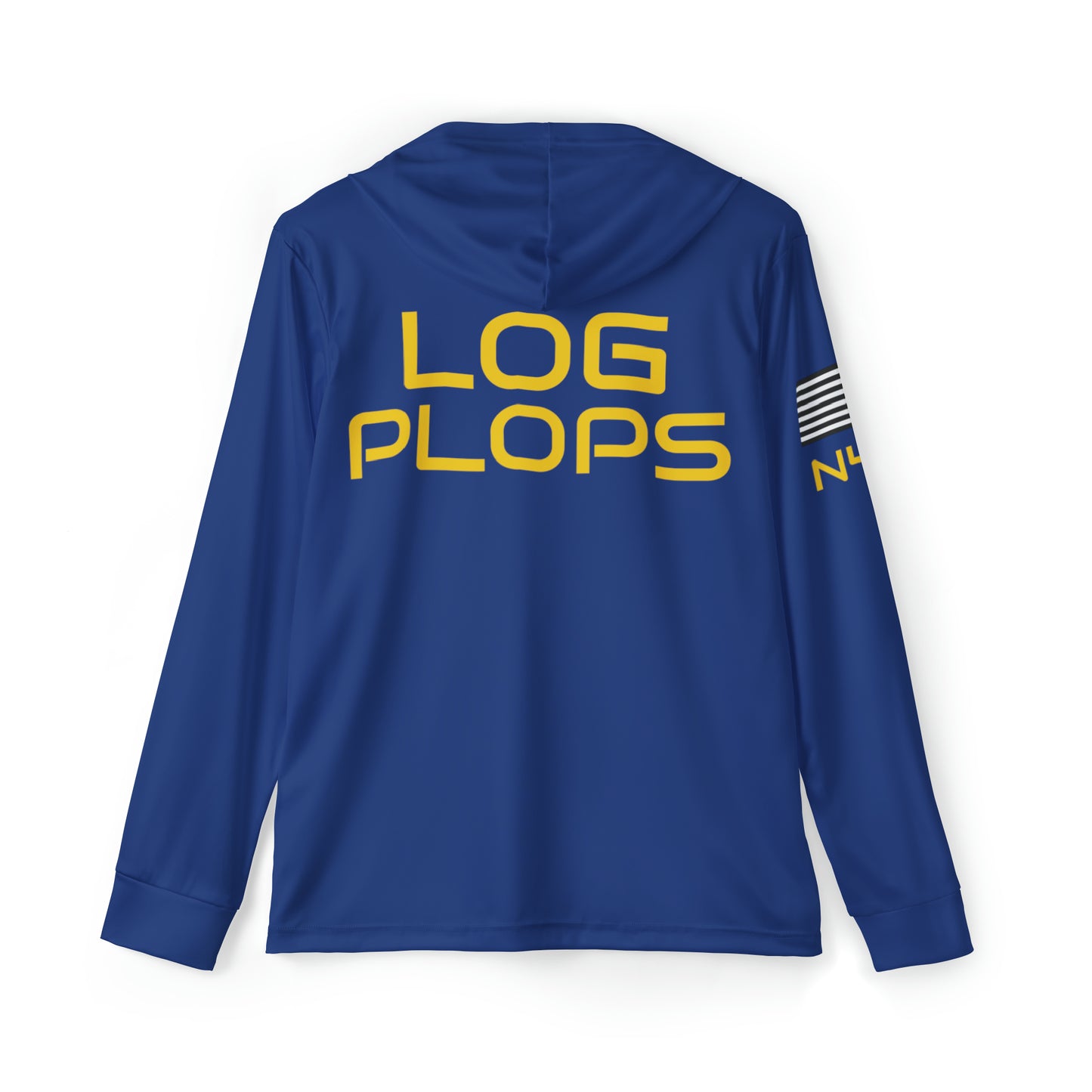 N40, PACFLT LOG PLOPS Blue Water UPF 50+ Hoodie