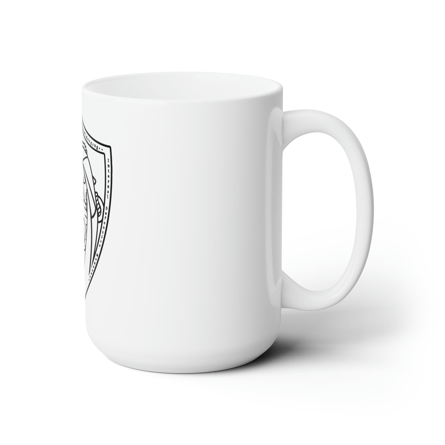 Defensive Cyber Ops White Ceramic Mug 15oz