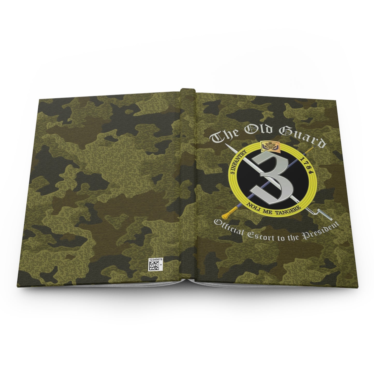 The Old Guard Green Camo Hardcover Leader Book