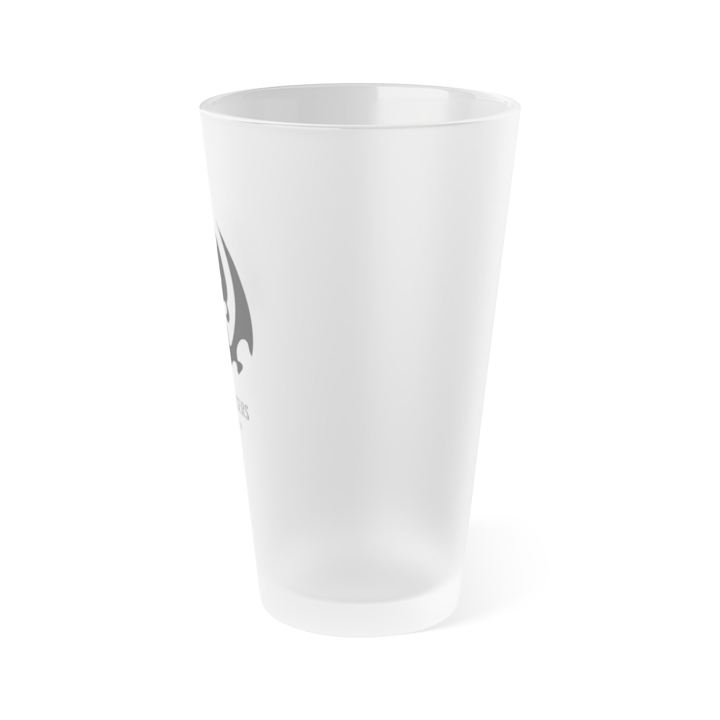 Hellraiser A / 2-27 IN Blackout Frosted Pint Glass 16oz