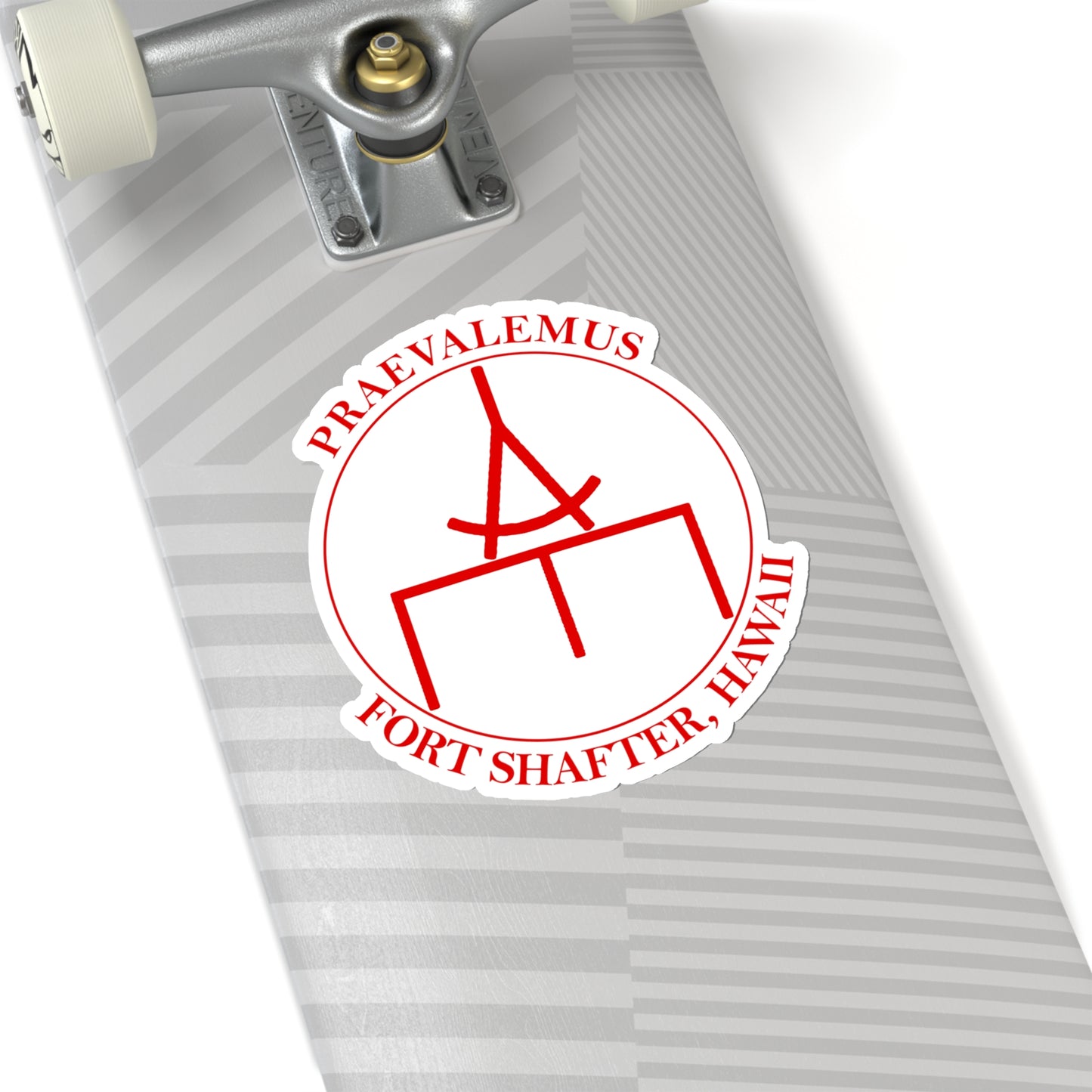 USARPAC, 5th Engineer Detachment, Geospatial Planning Cell Red "Praevalemus" Sticker