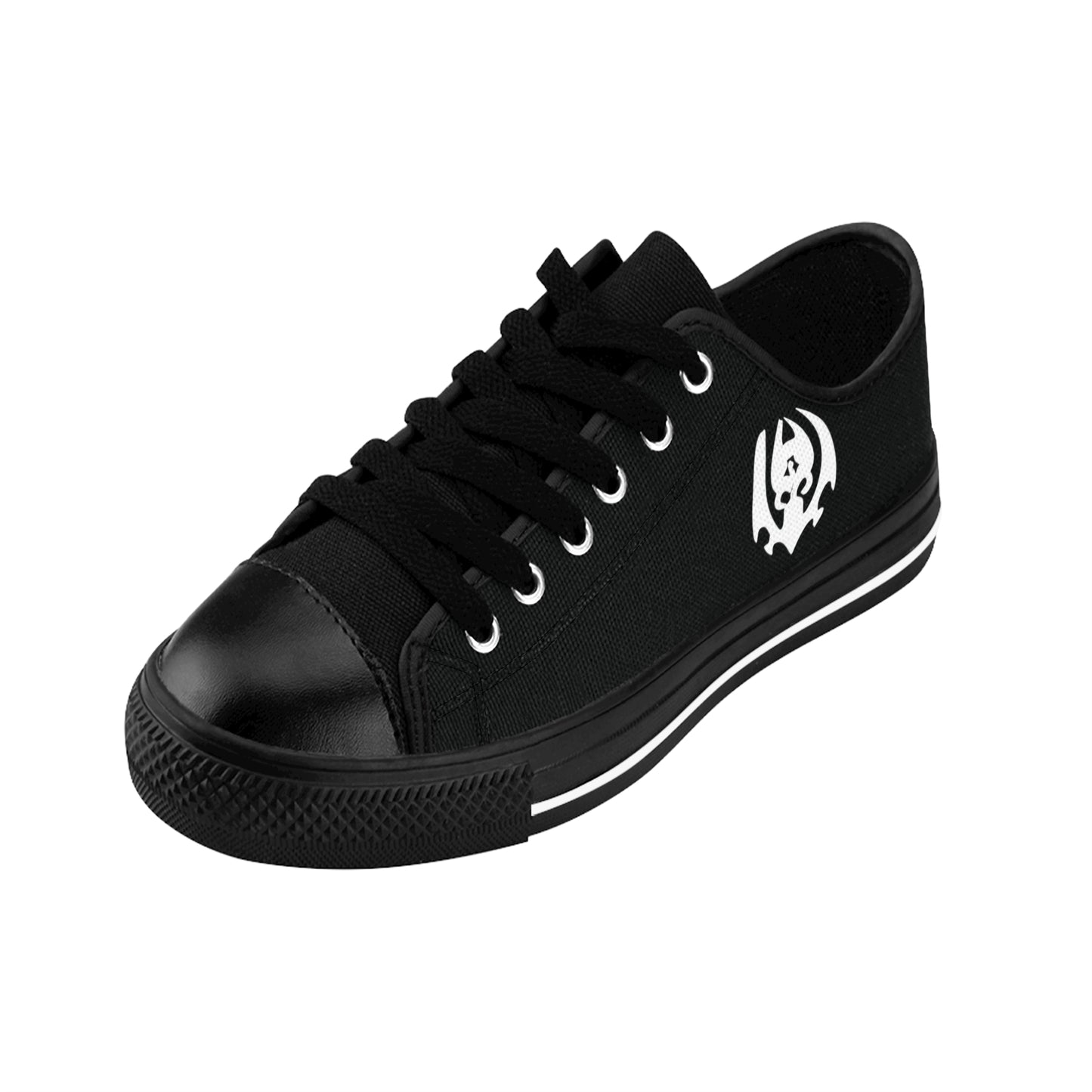 Hellraiser White and Black Low Tops