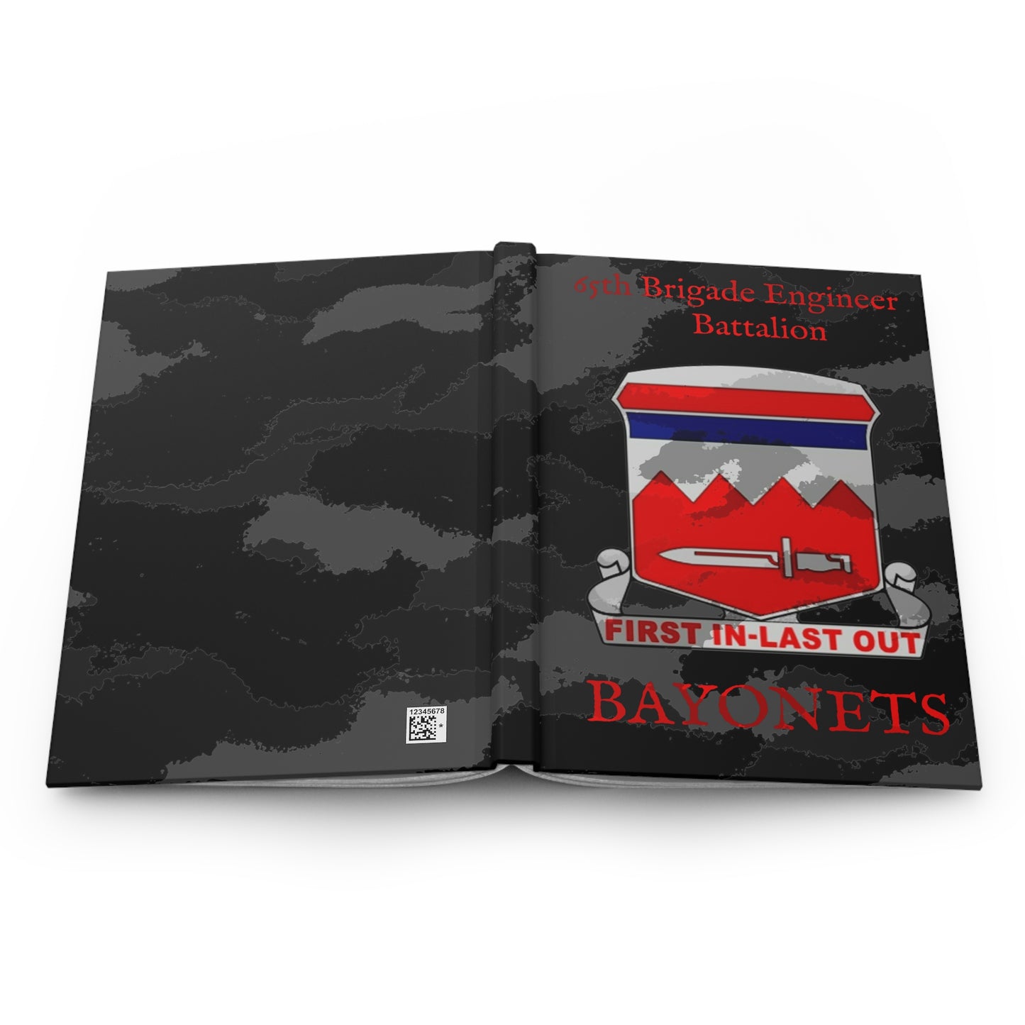 25ID 65th BEB Concealed Camo Hardcover Leader Book