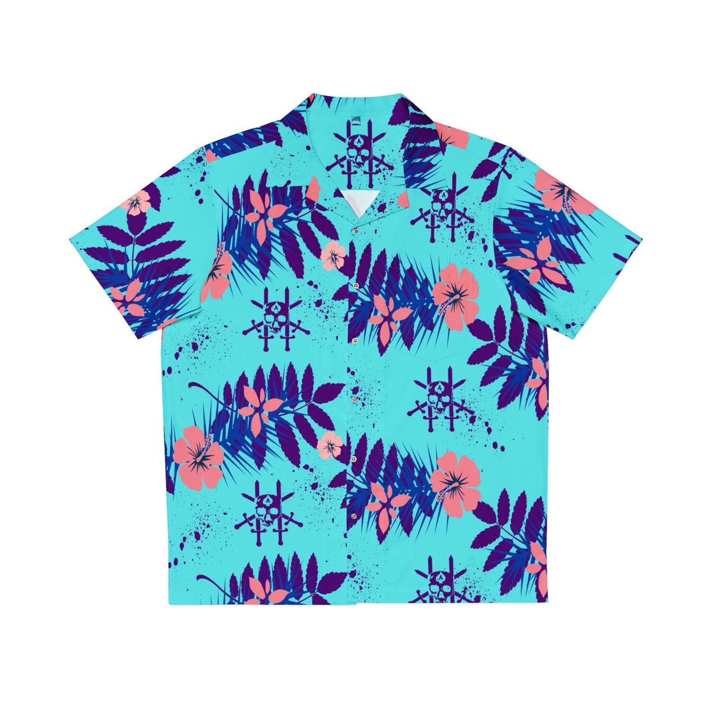 JCU Best Troop Skull Overt Nalu Adventure Hawaiian Shirt