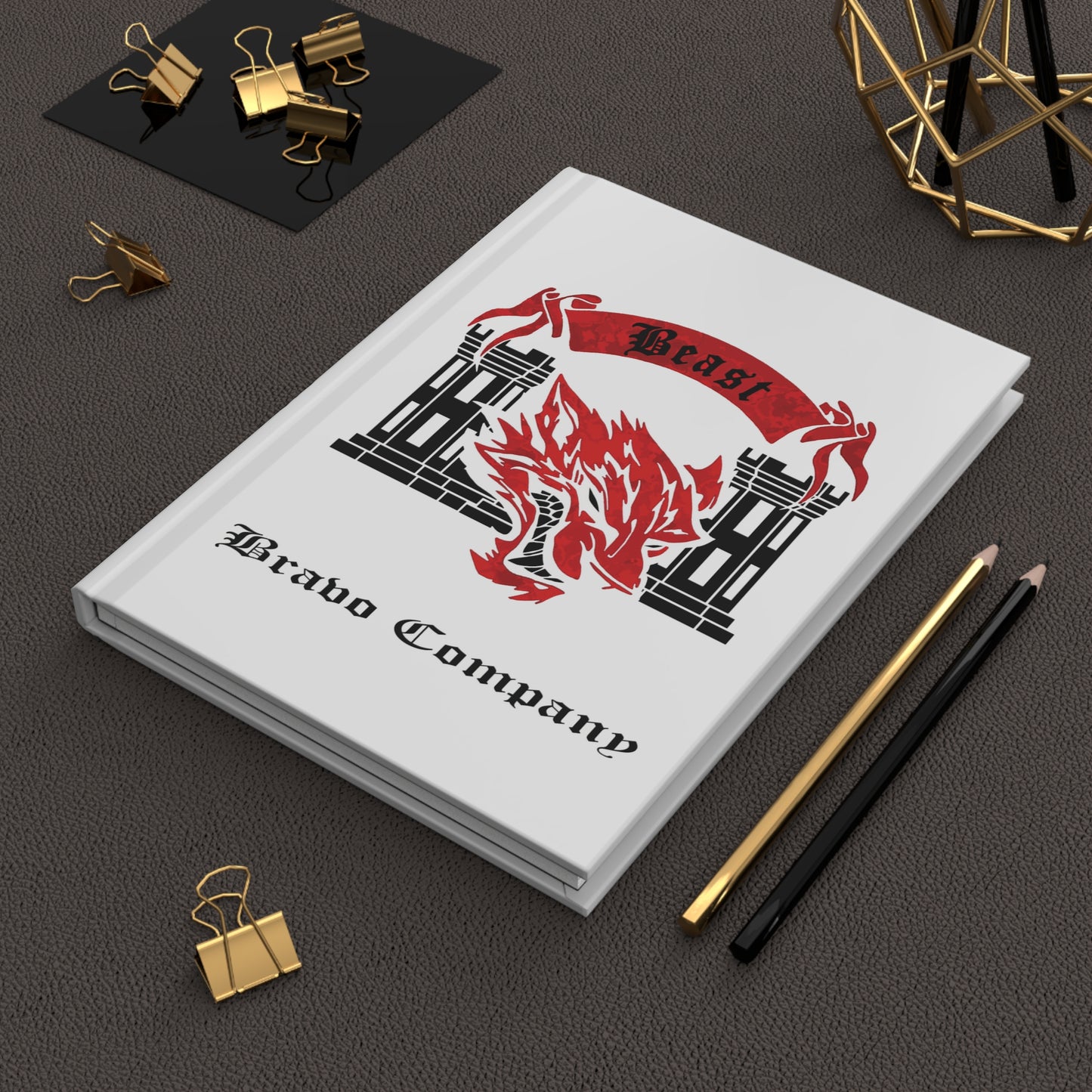 25ID Beast Company Red Camo AOR Hardcover Leader Book