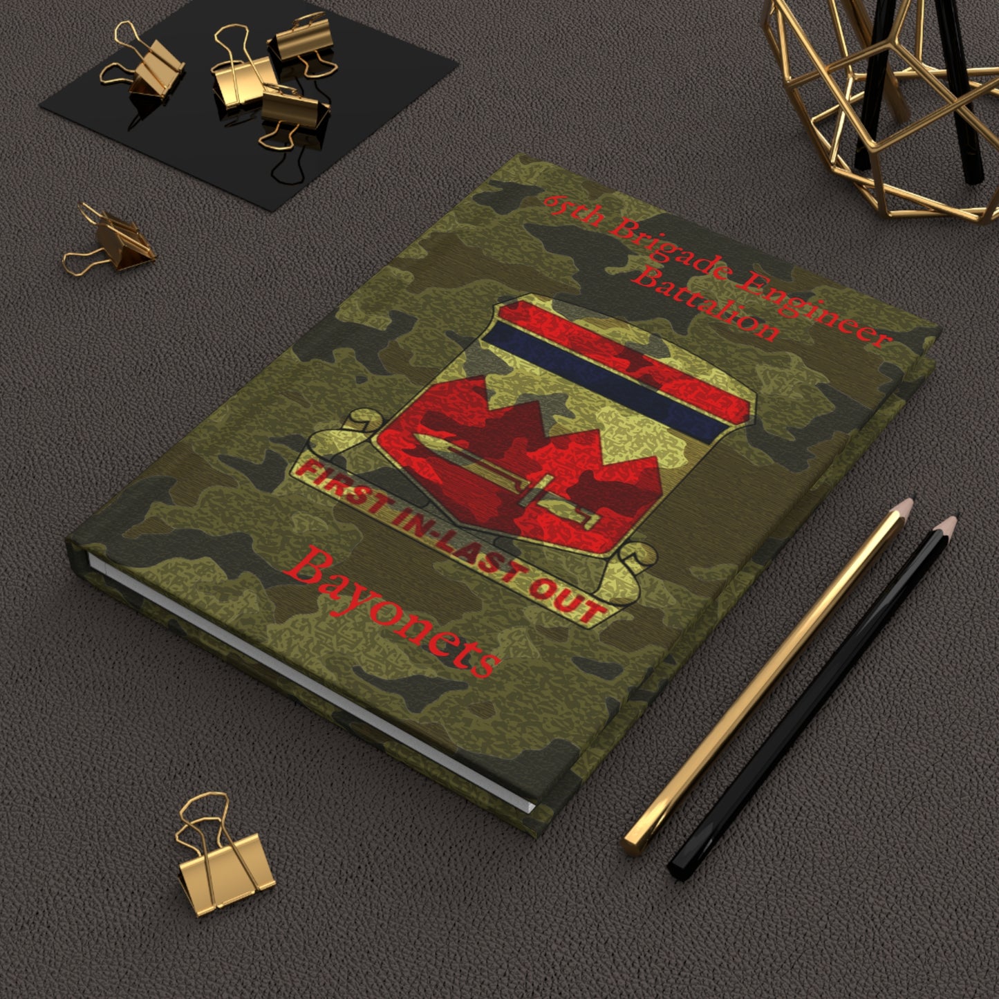 25ID 65th BEB Bayonets Hardcover Leader Book