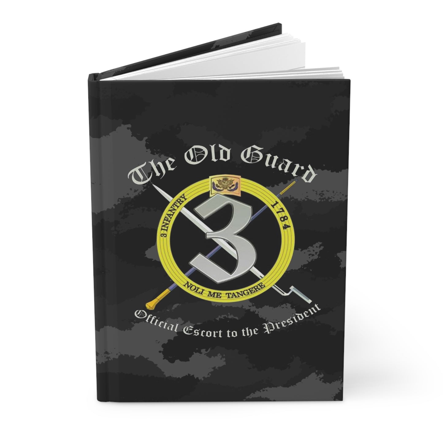 The Old Guard Dark Camo Hardcover Leader Book