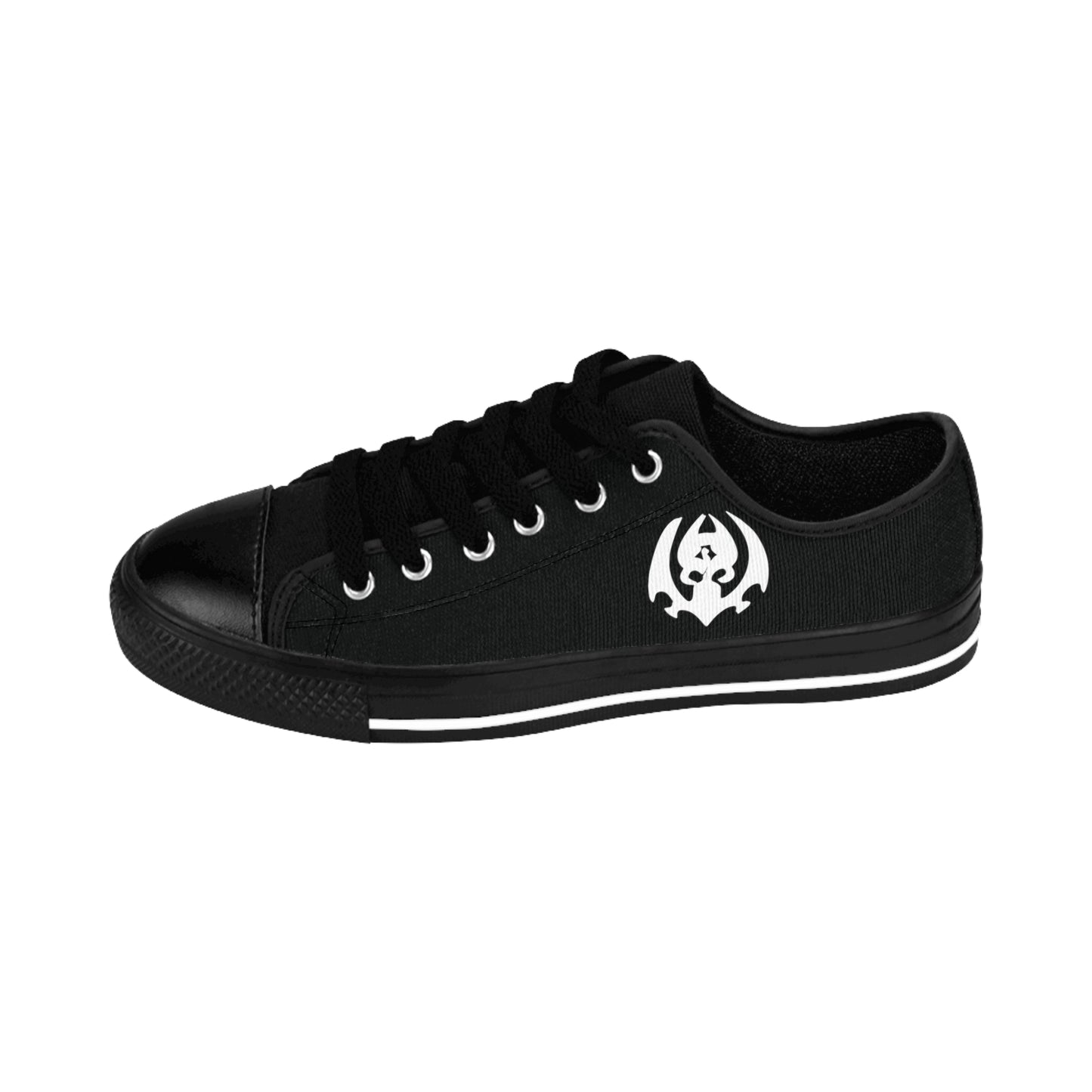 Hellraiser White and Black Low Tops