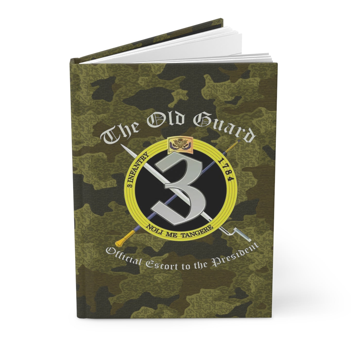 The Old Guard Green Camo Hardcover Leader Book
