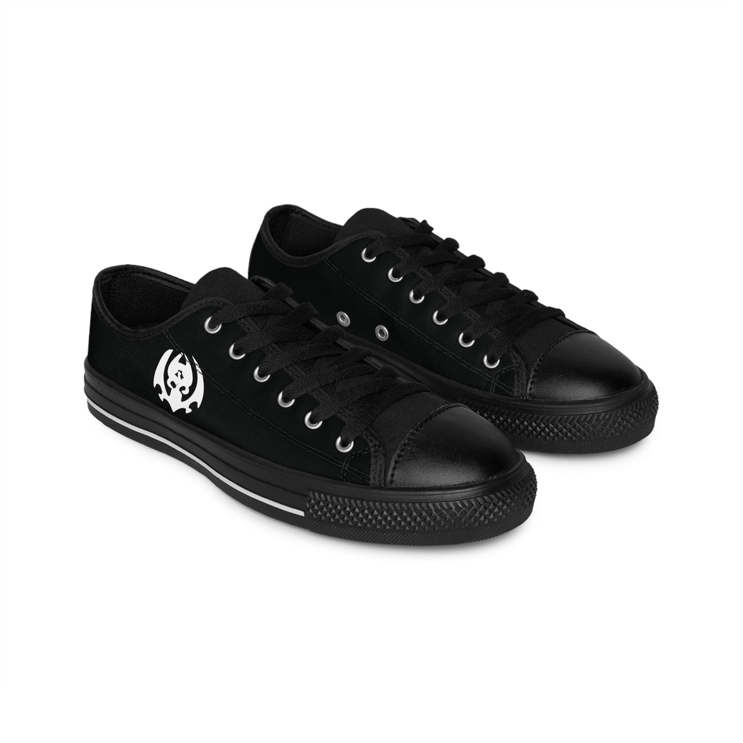 Hellraiser White and Black Low Tops