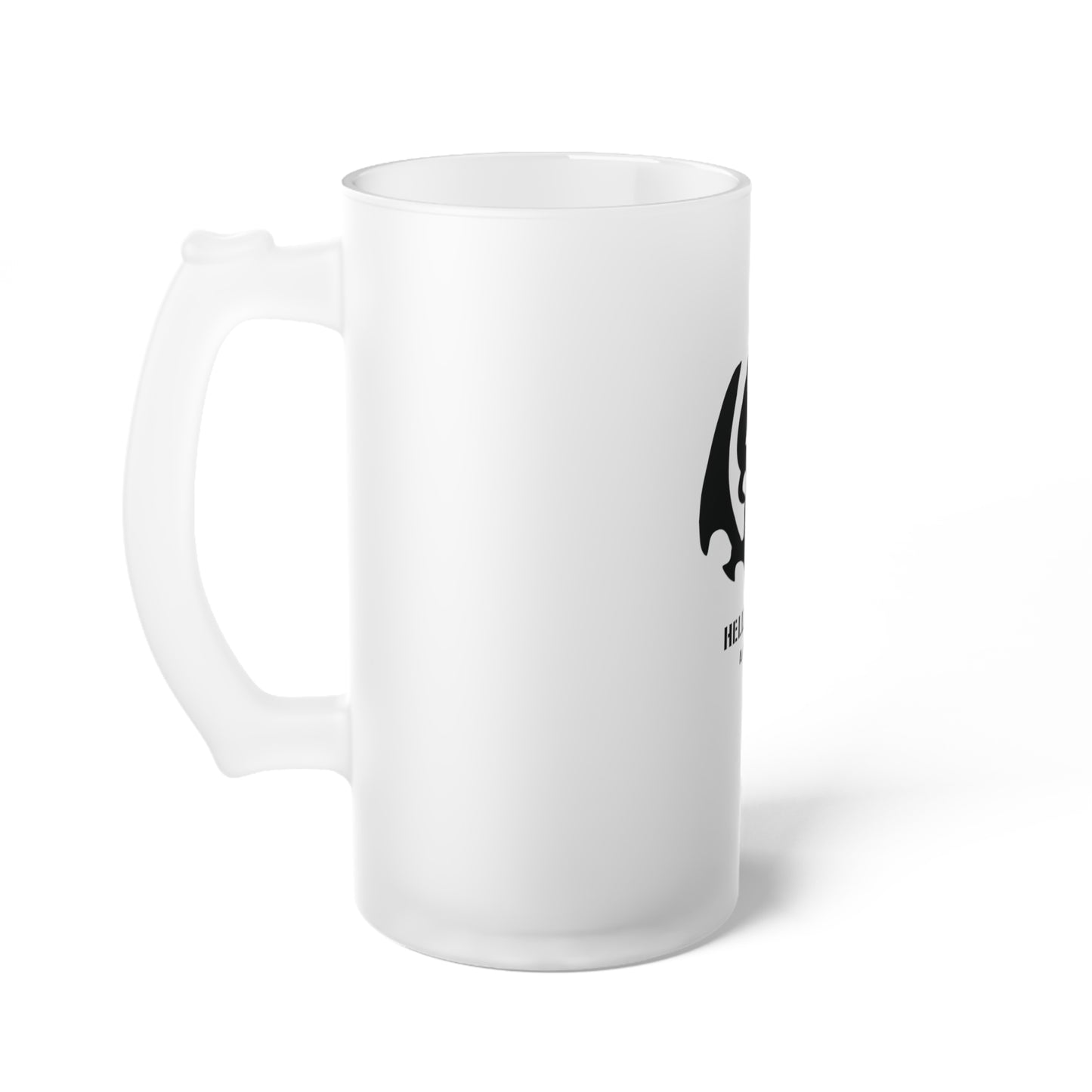 Hellraiser Blackout Frosted Glass Mug 16oz