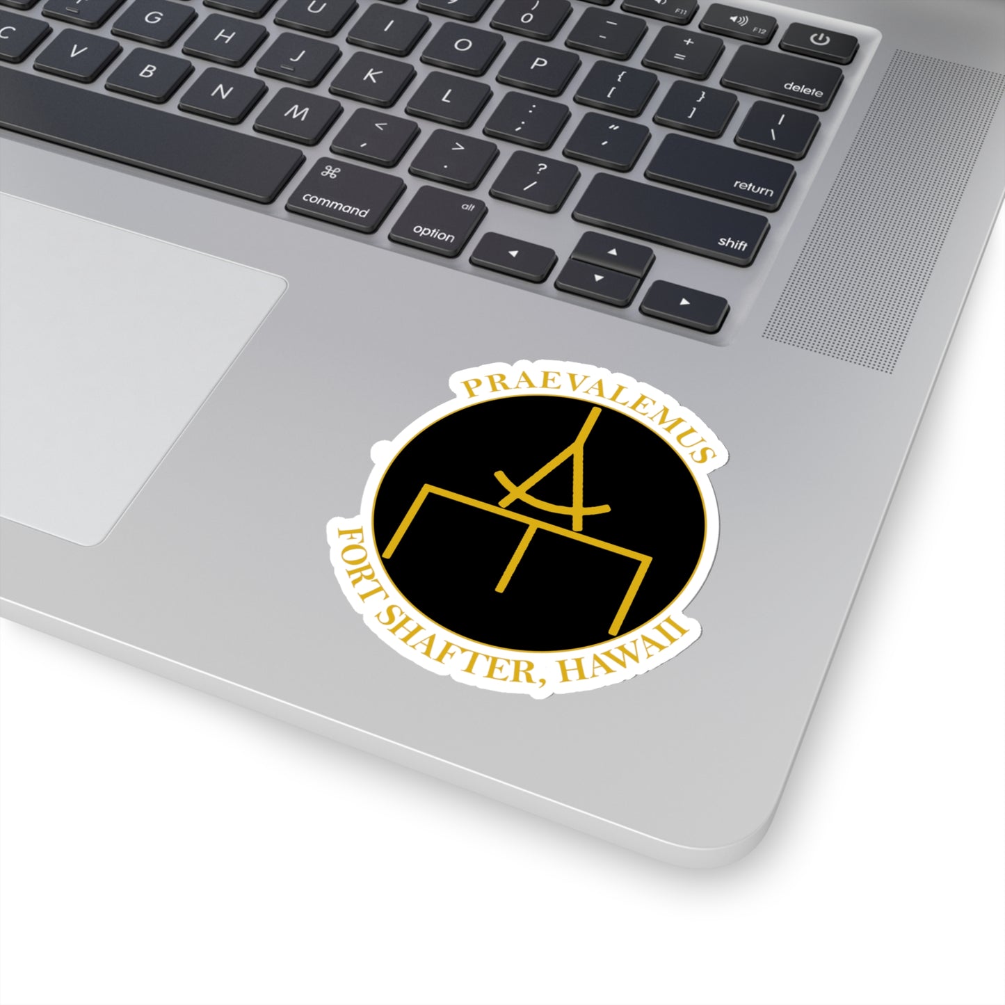 USARPAC, 5th Engineer Detachment, Geospatial Planning Cell Black "Praevalemus" Sticker