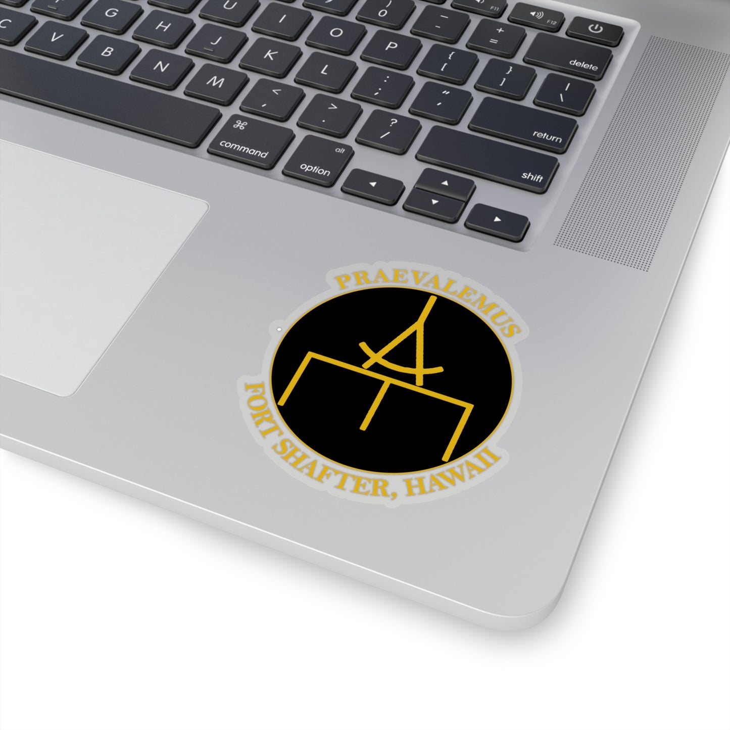 USARPAC, 5th Engineer Detachment, Geospatial Planning Cell Black "Praevalemus" Sticker