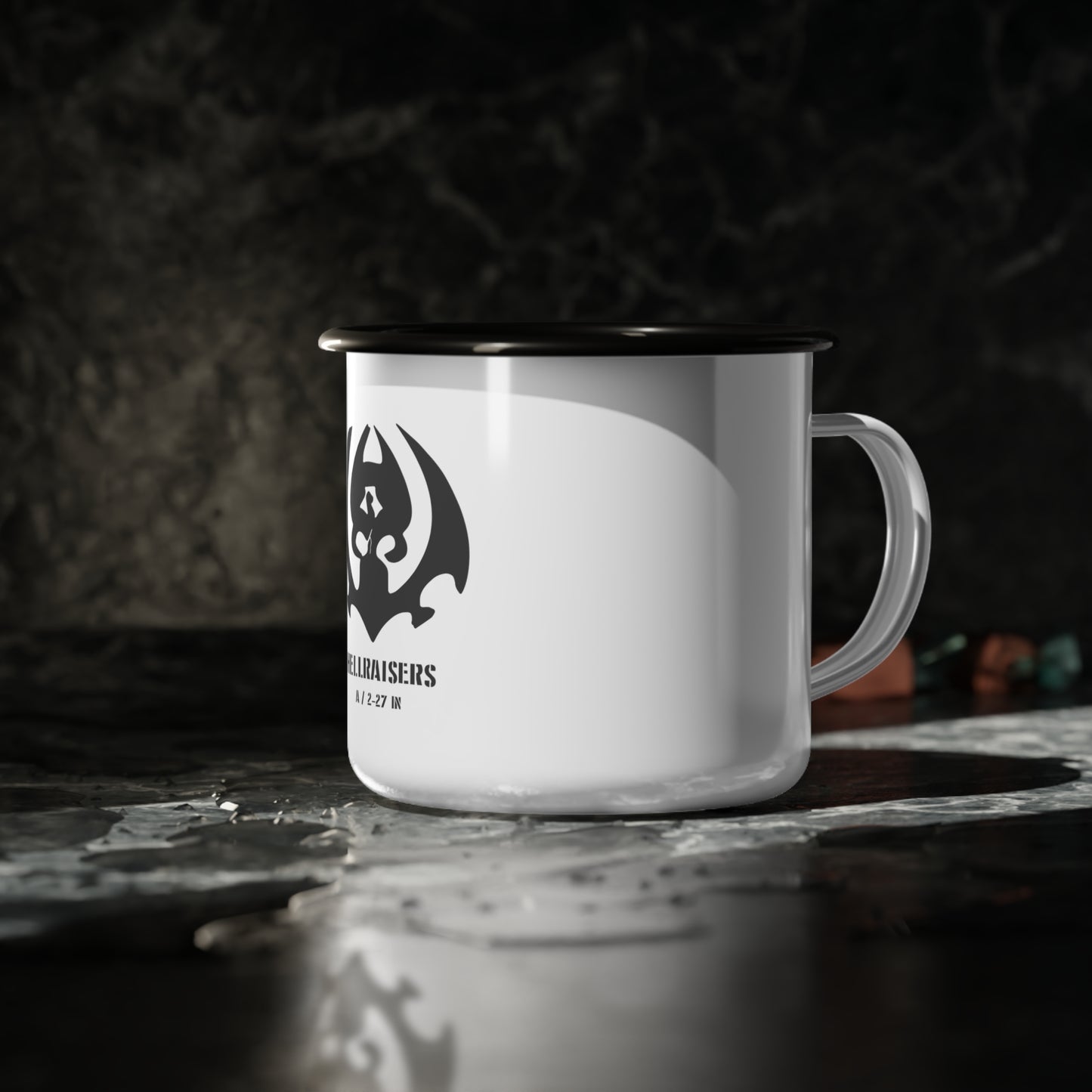 Hellraiser A / 2-27 IN Black and White 12oz Field Cup