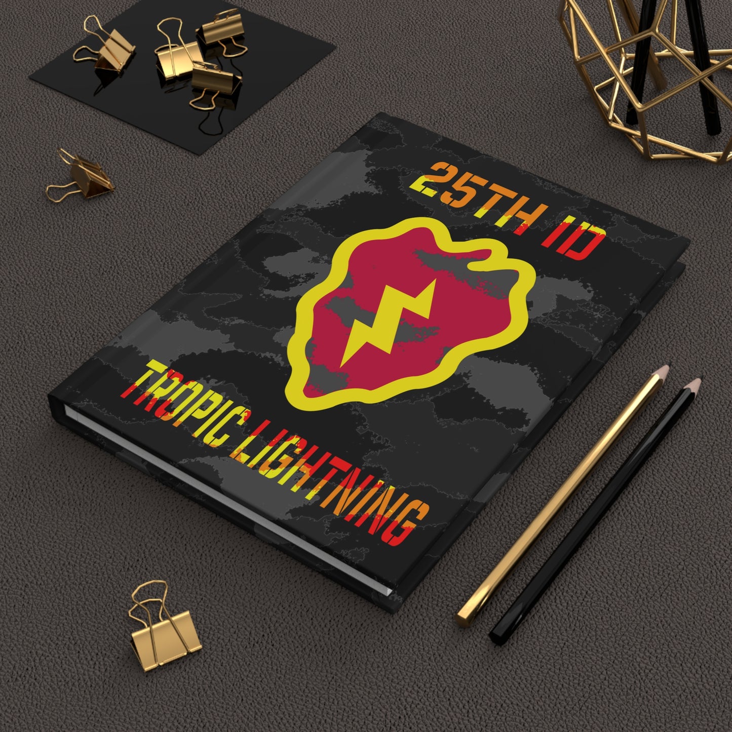 25ID Tropic Lightning Concealed Camo Hardcover Leader Book