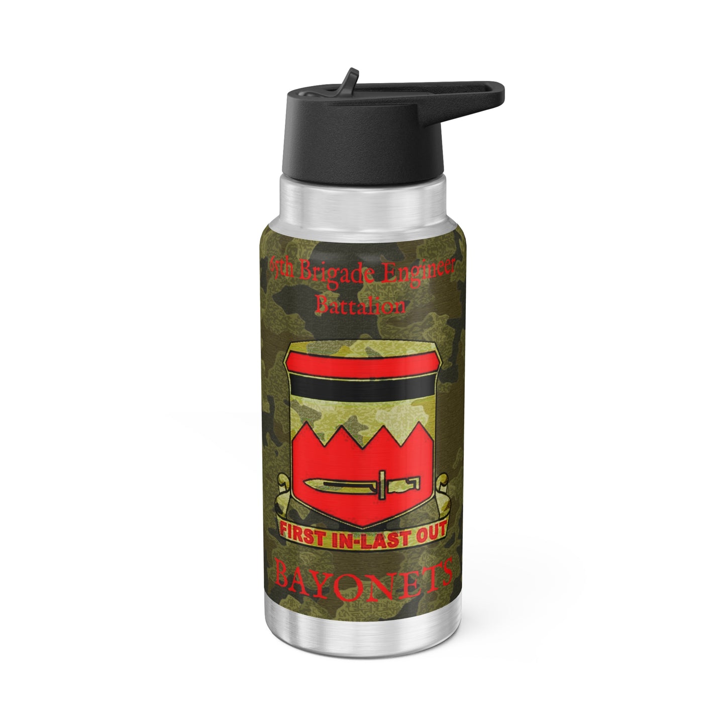 25ID 65th BEB Tiger Camo 32oz SteelGator