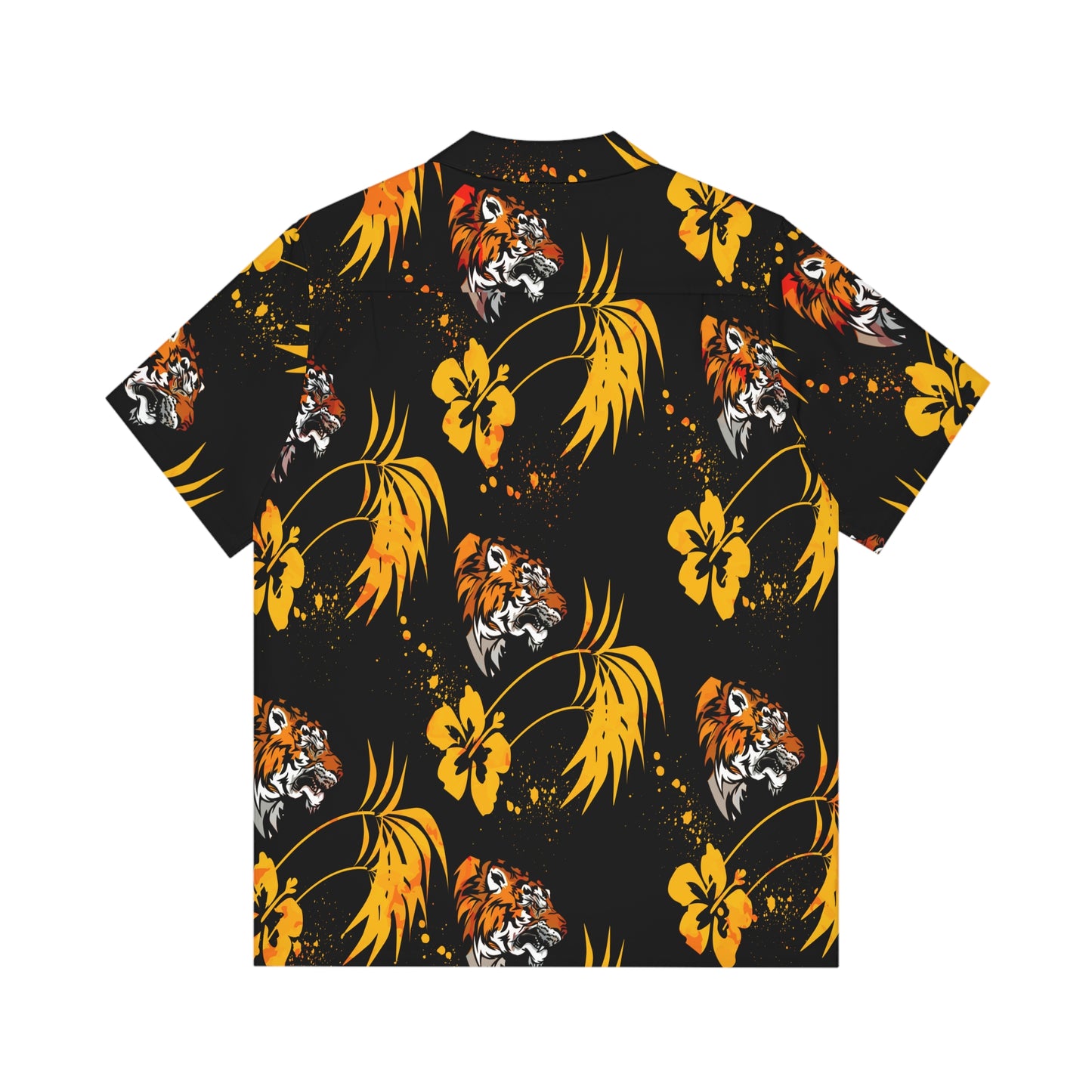 25ID Tiger Company Golden Palm Hawaiian Shirt