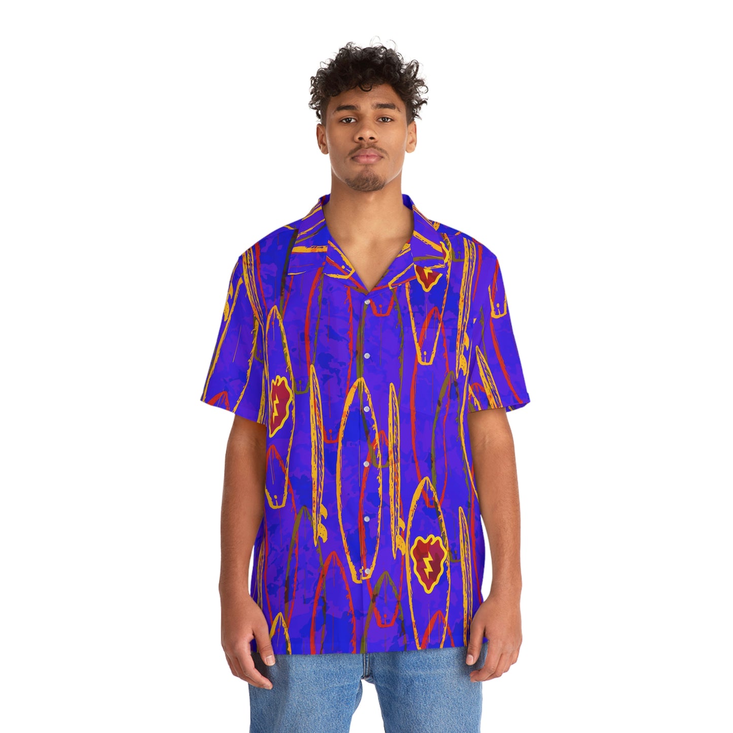 25th ID Surfboard Hawaiian Shirt