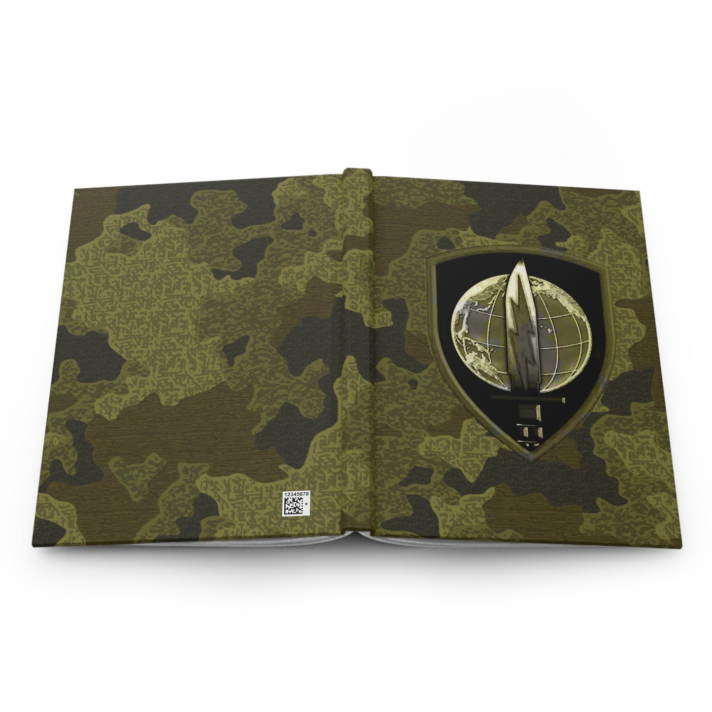 USINDOPACOM Army Element Camo Green Hardcover Leader Book