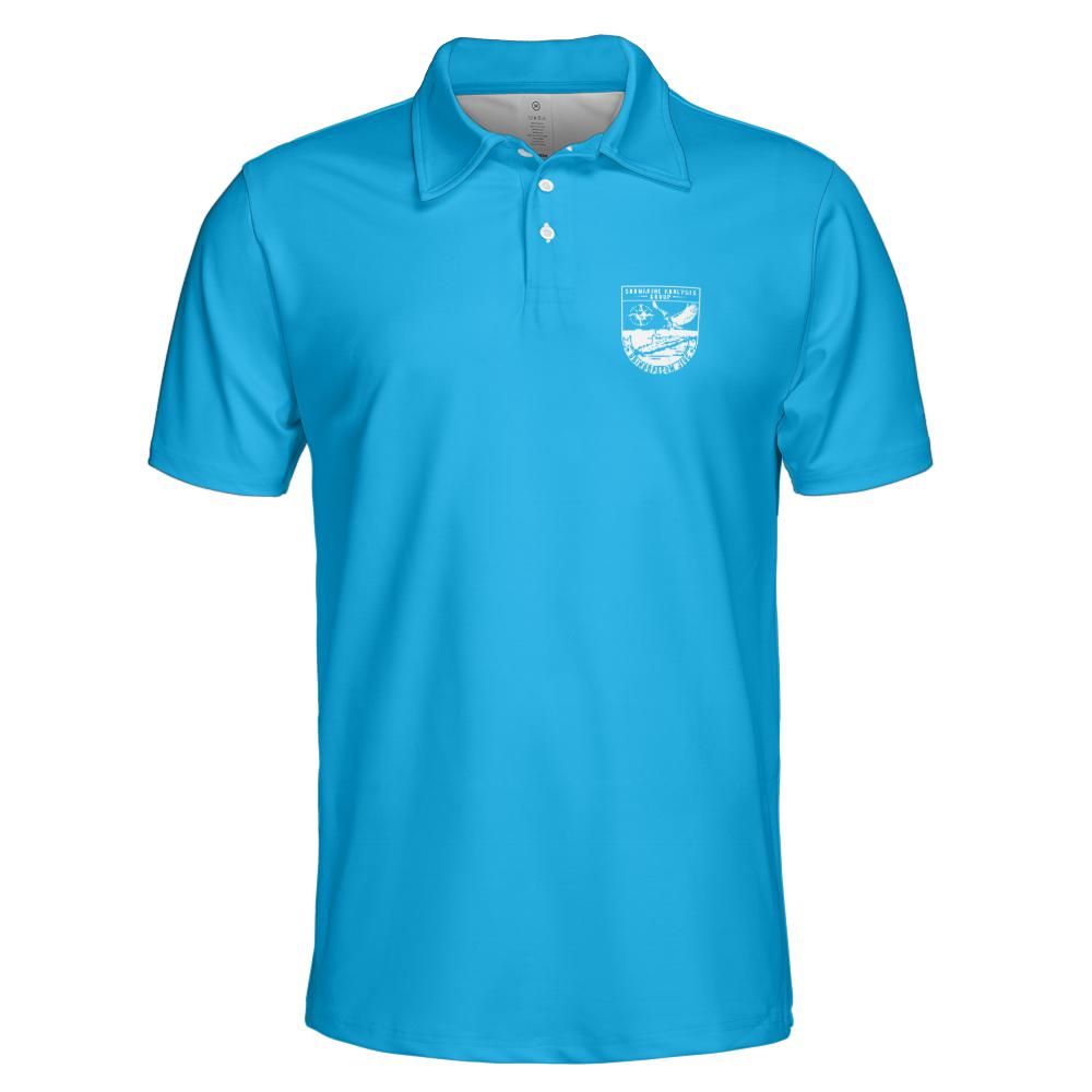 Cyan SAG Performance Collared Shirt