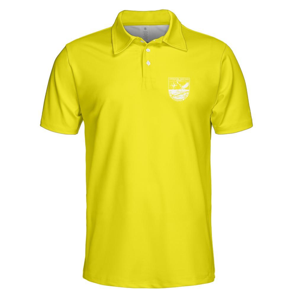 Yellow SAG Performance Collared Shirt