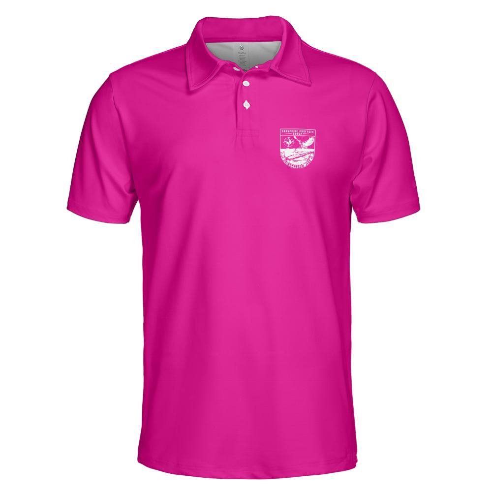 Magenta SAG Performance Collared Shirt