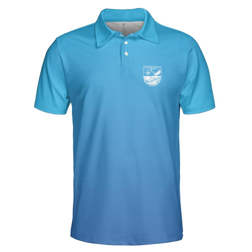 Blue Gradient SAG Perfomance Collared Shirt