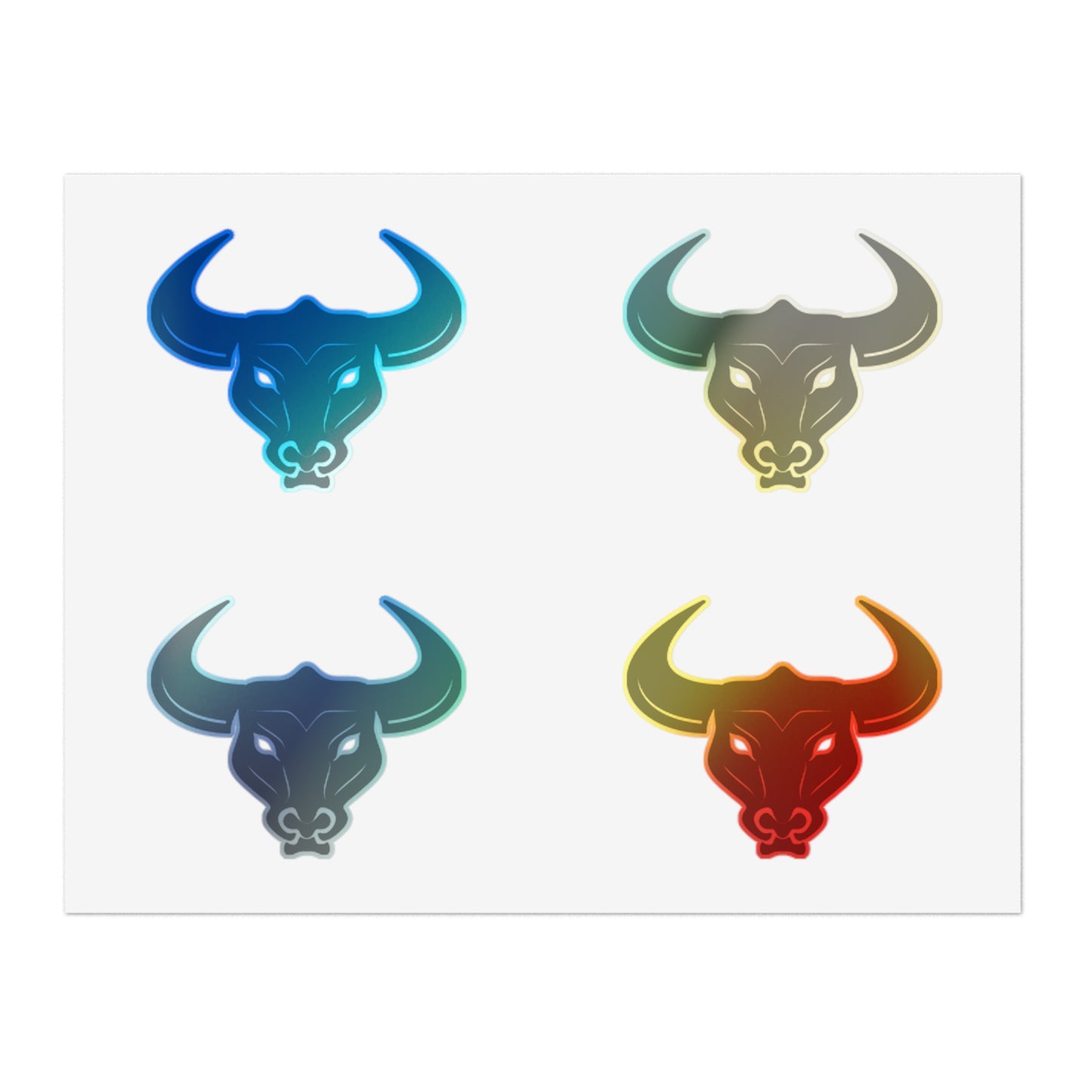 25ID Bull Company 4pc Sticker Sheet