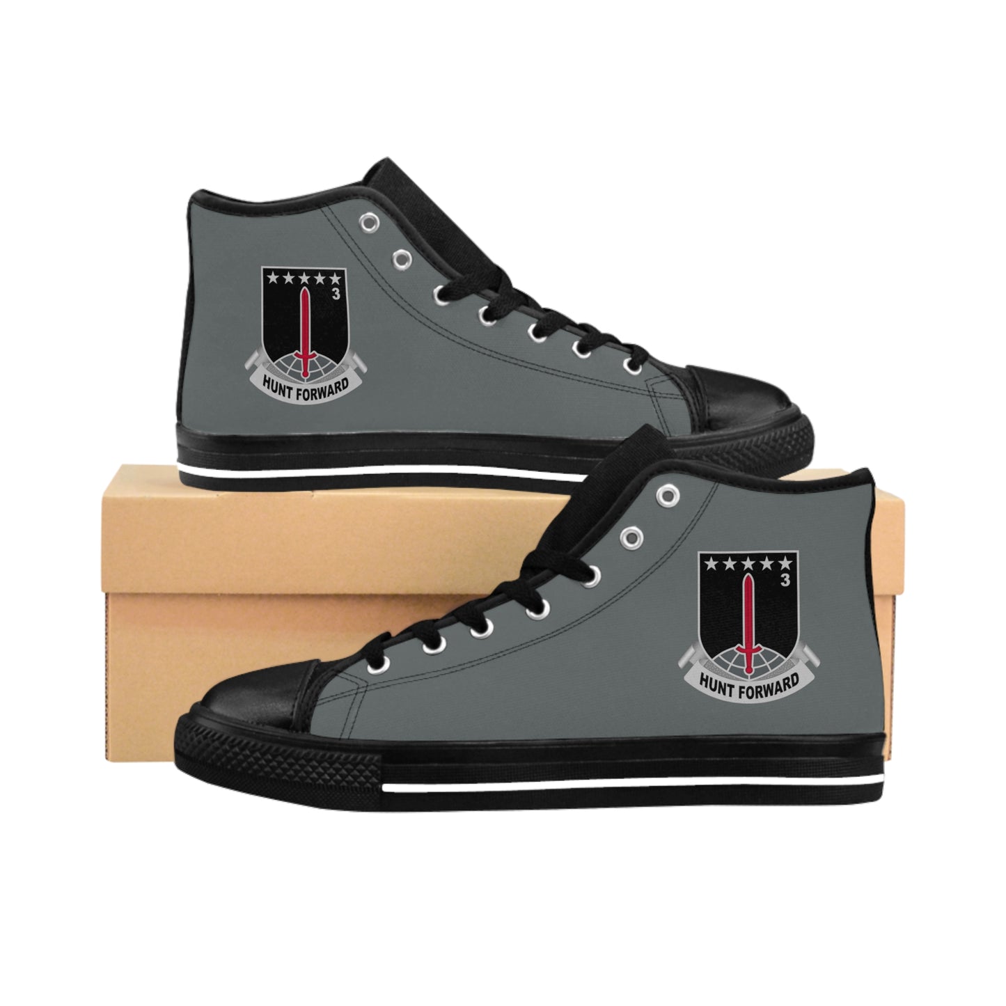 Grey 3MDTF Hunt Forward High Tops