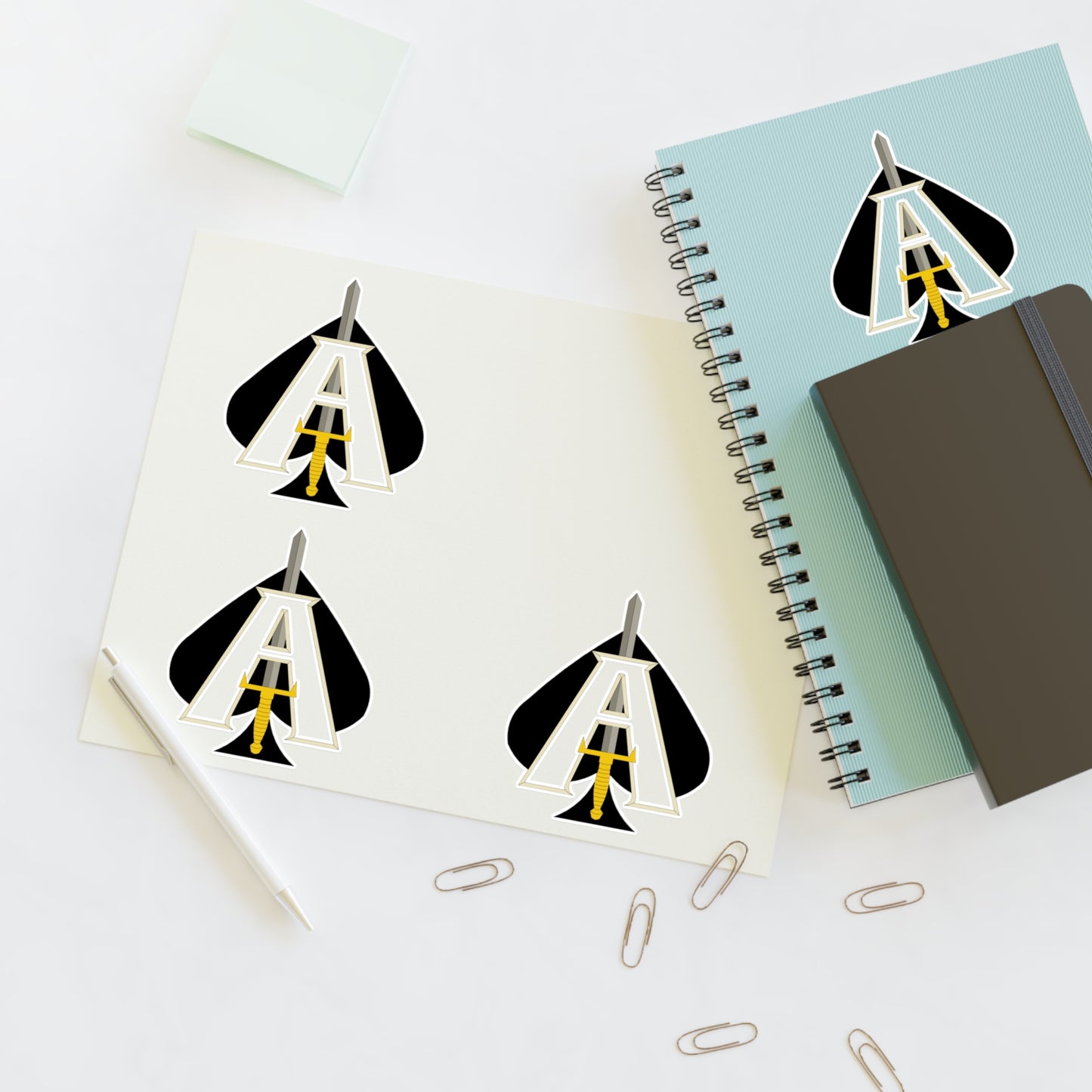 JCU Best Troop Spade 4pc Sticker Sheet