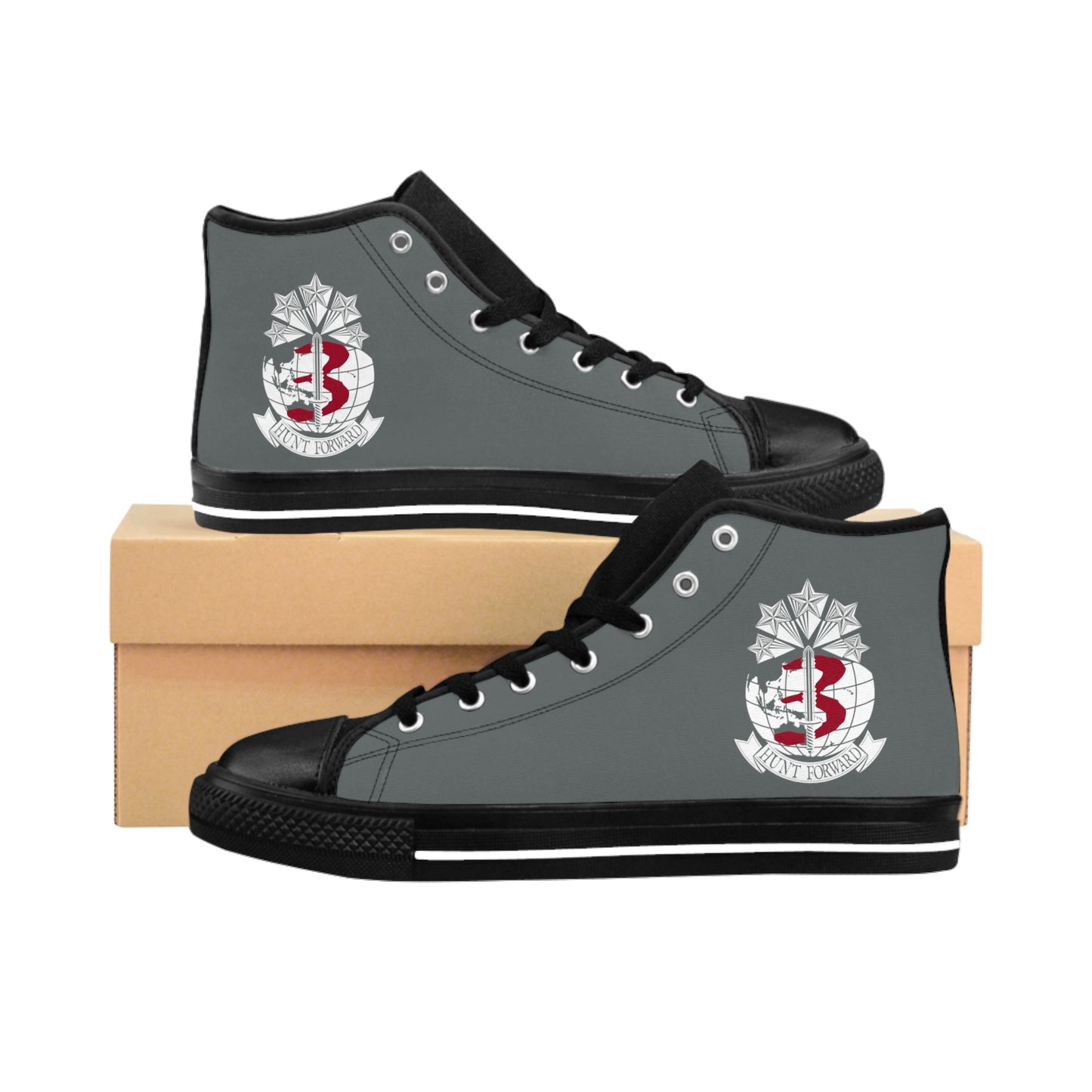 Grey 3MDTF INDOPACOM Hunt Forward High Tops
