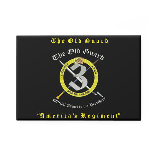 The Old Guard "America's Regiment" Button Magnet, Rectangle (10 pcs)
