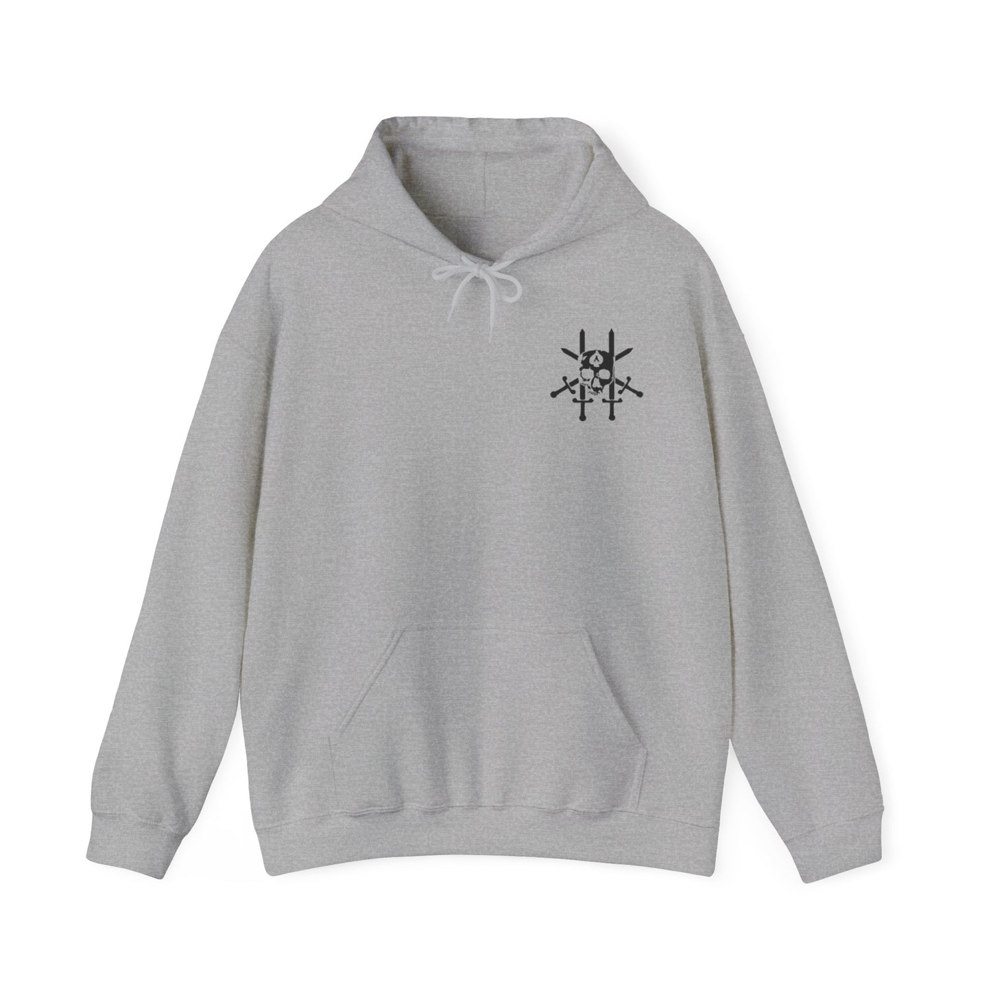 JCU Best Troop Skulls Subdued Hooded Sweatshirt