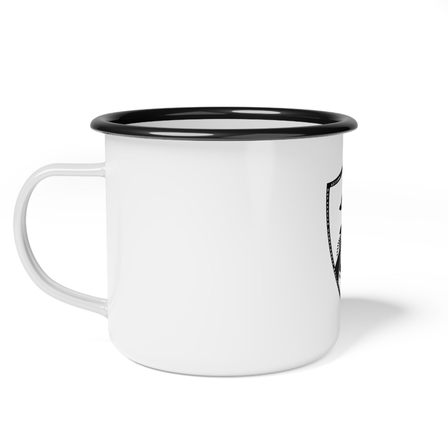 Defensive Cyber Ops White and Black 12oz Field Cup