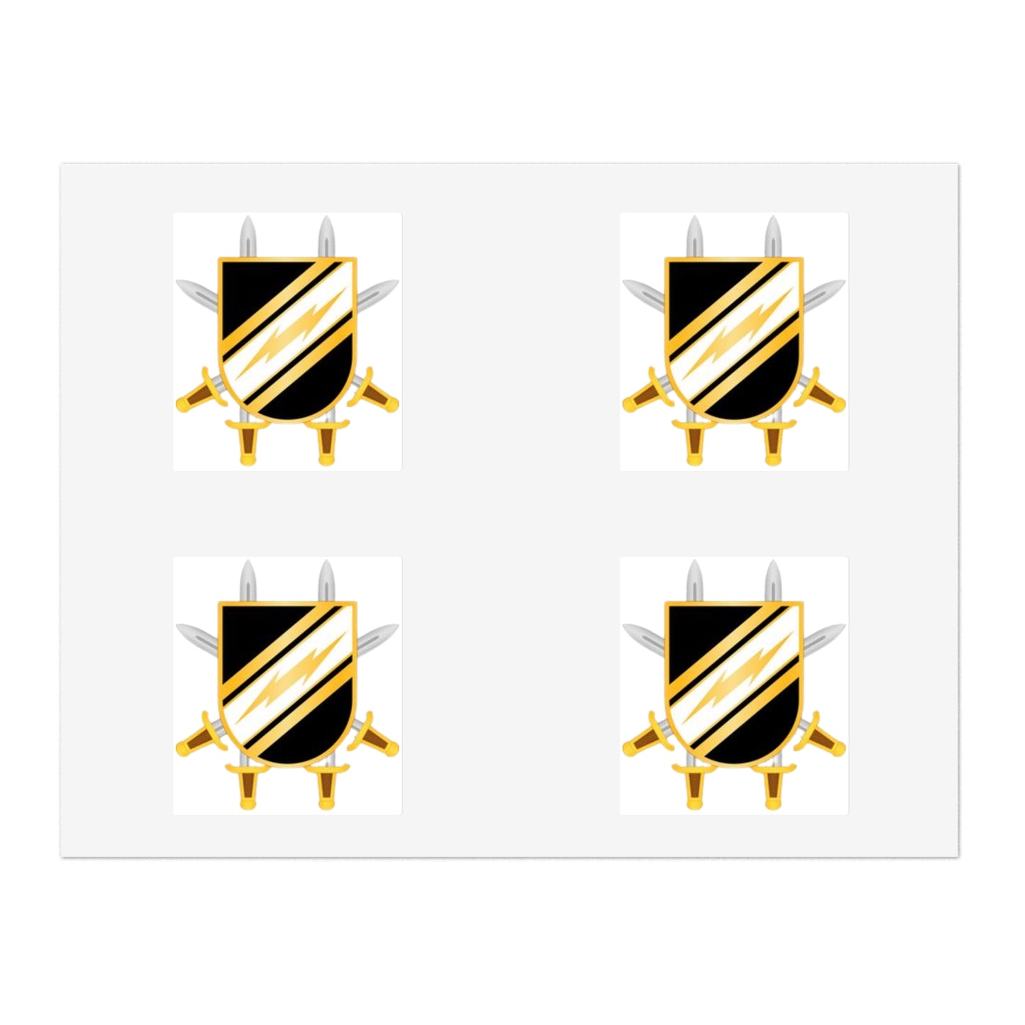 JCU Original Logo 4pc Sticker Sheet