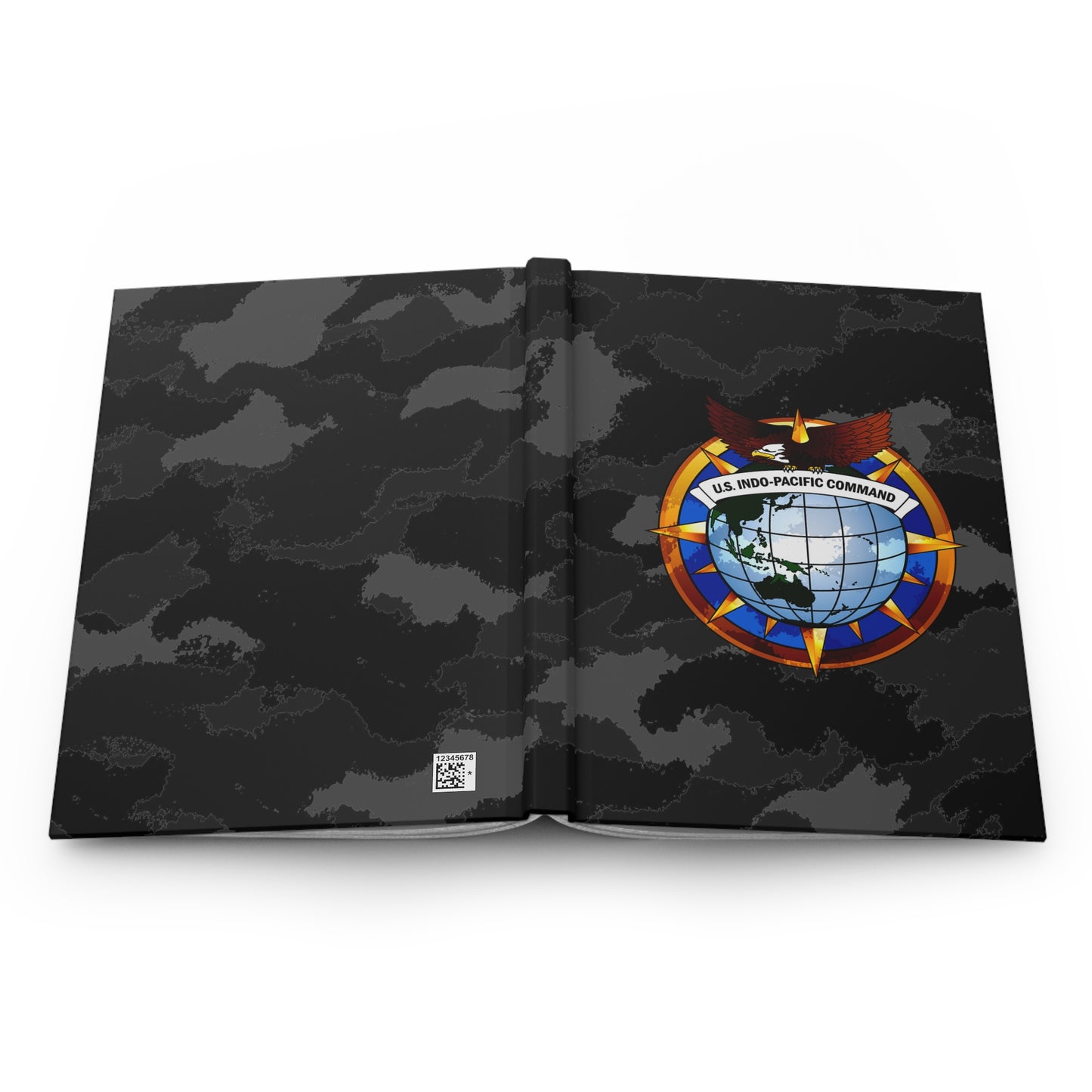 USINDOPACOM HQ Concealed Camo Hardcover Leader Book