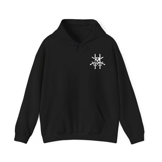 JCU Best Troop Skulls Subdued Hooded Sweatshirt