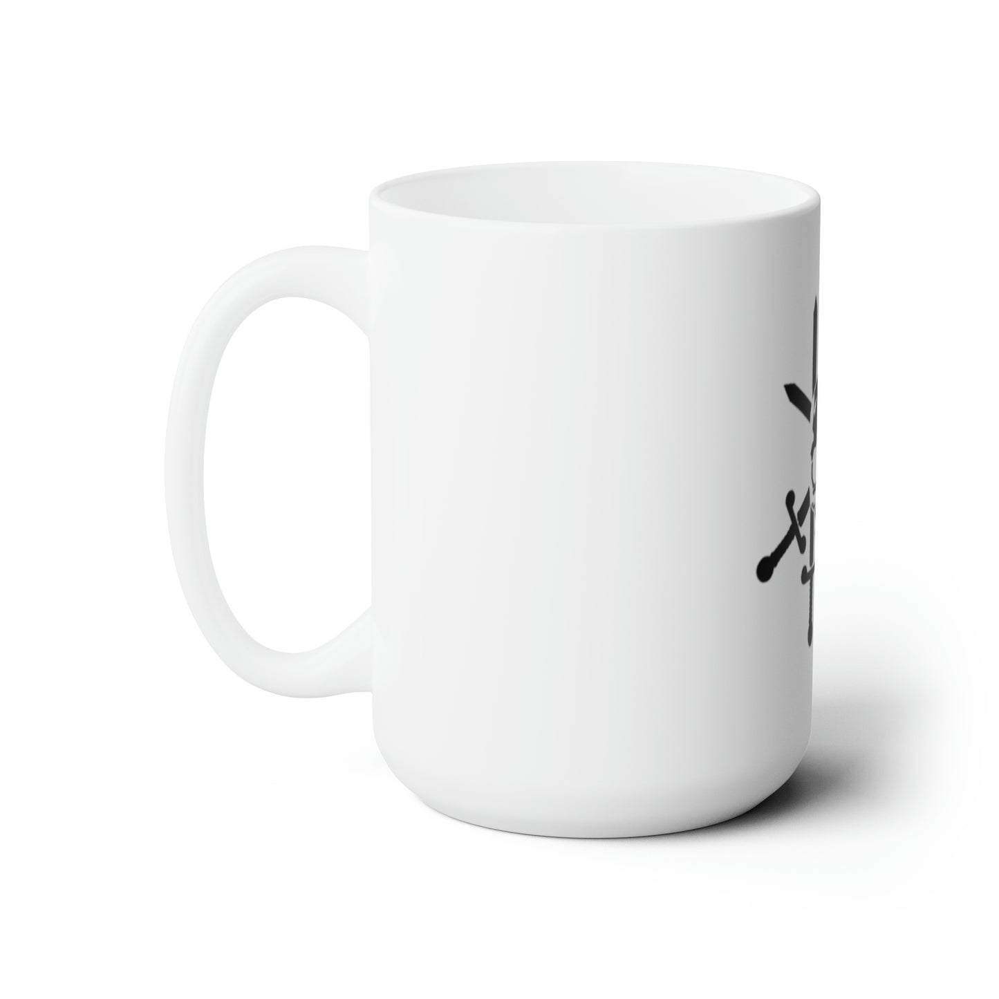 JCU Best Troops Skulls White Ceramic Mug 15oz
