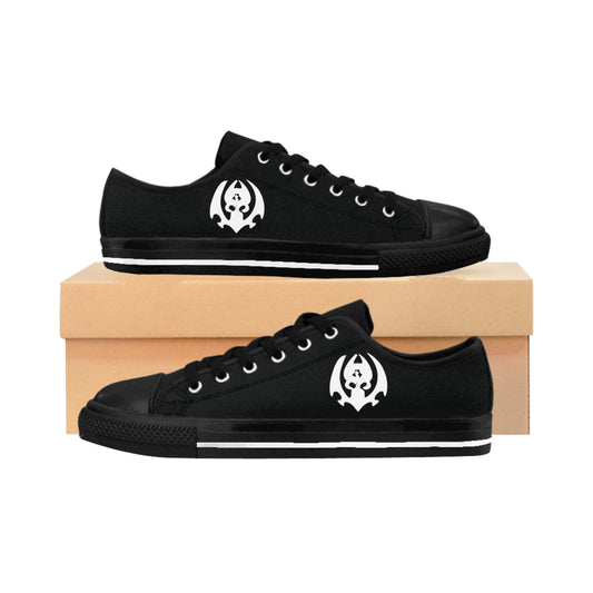 Hellraiser White and Black Low Tops