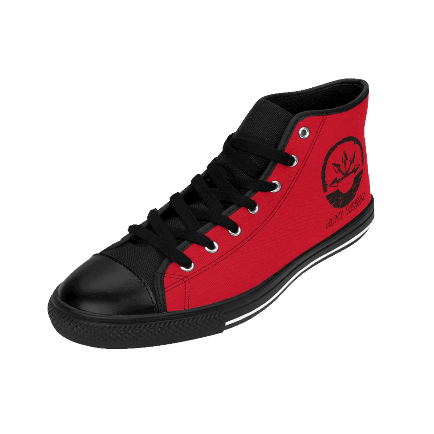 Red 3MDTF Sunset Spear High Tops