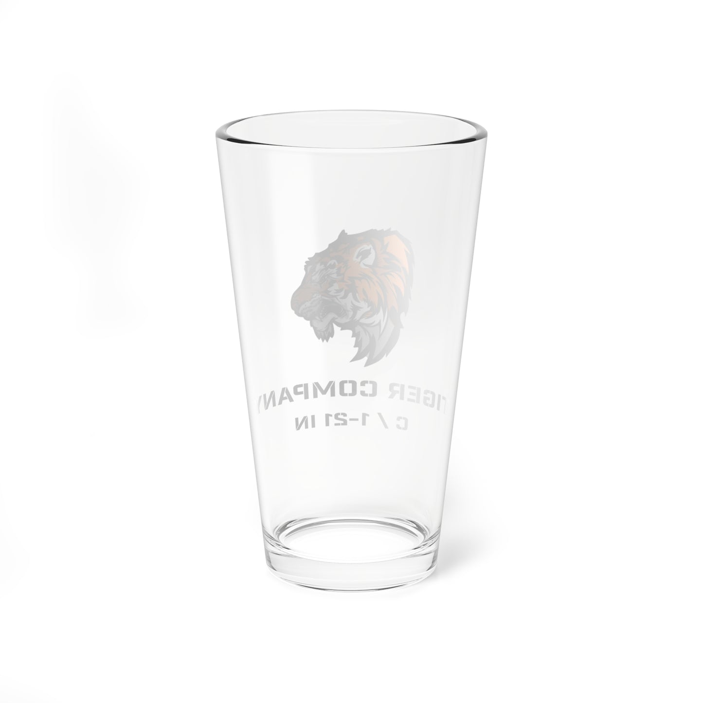 25ID Tiger Company C / 1-21 IN 16oz Glass