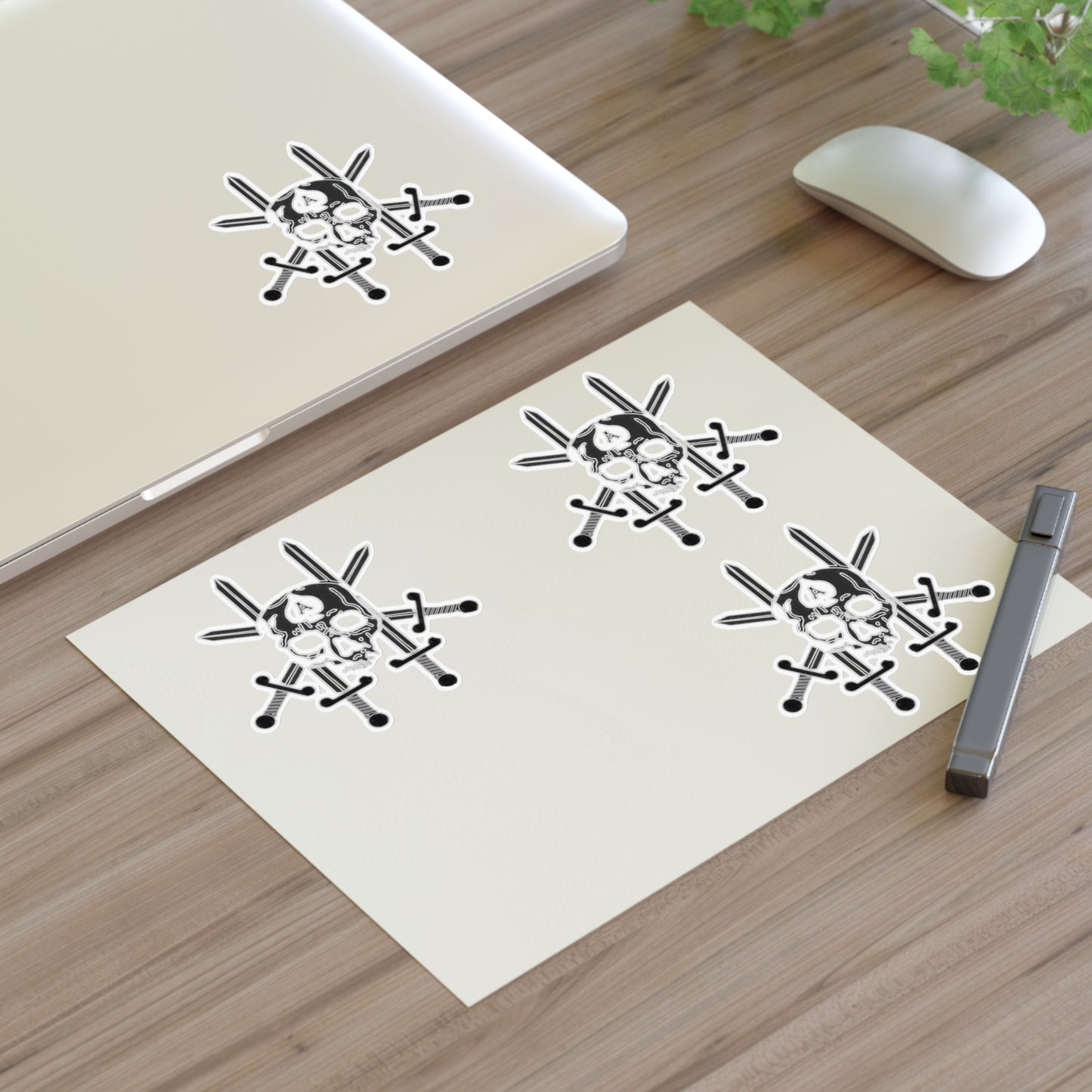 JCU Best Troop Skull 4pc Sticker Sheet