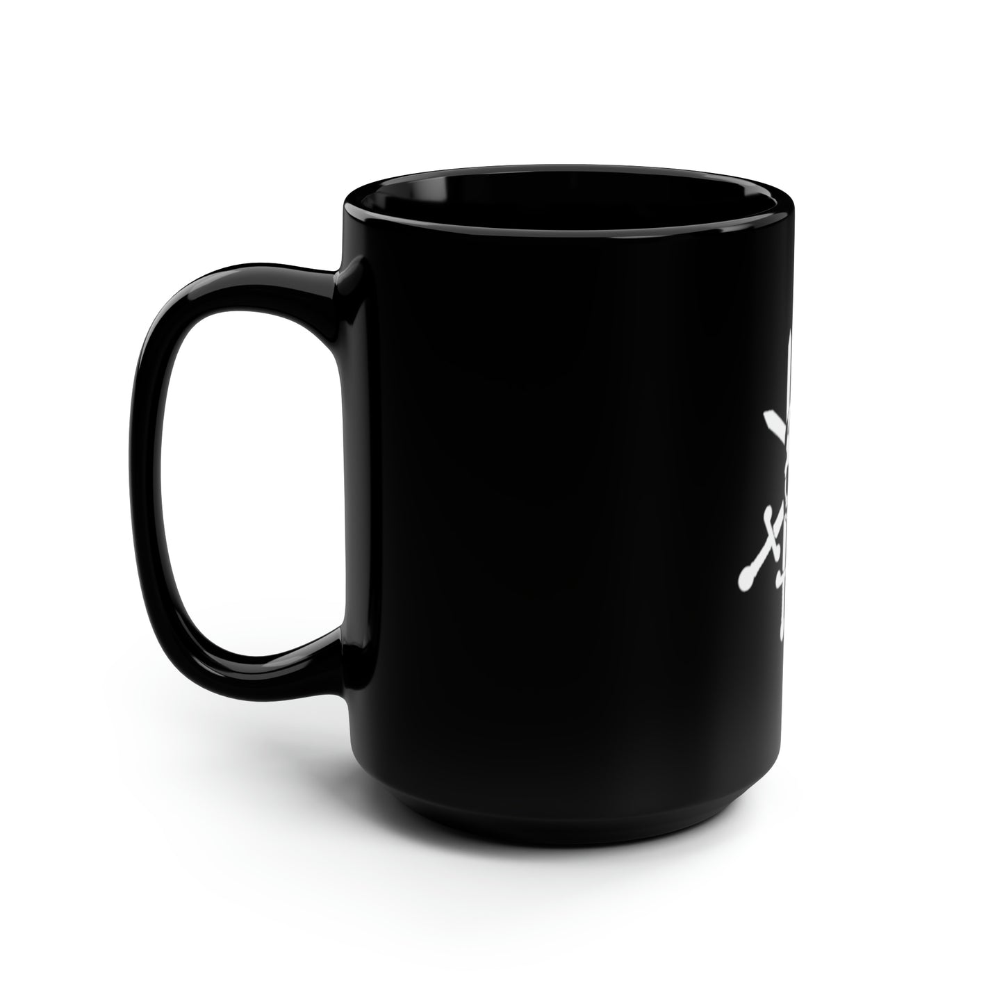 JCU Best Troop Skulls Black Ceramic Mug 15oz