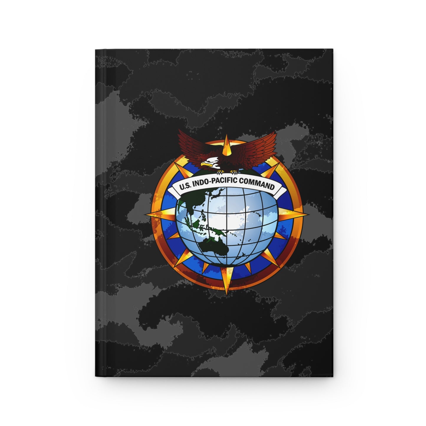 USINDOPACOM HQ Concealed Camo Hardcover Leader Book