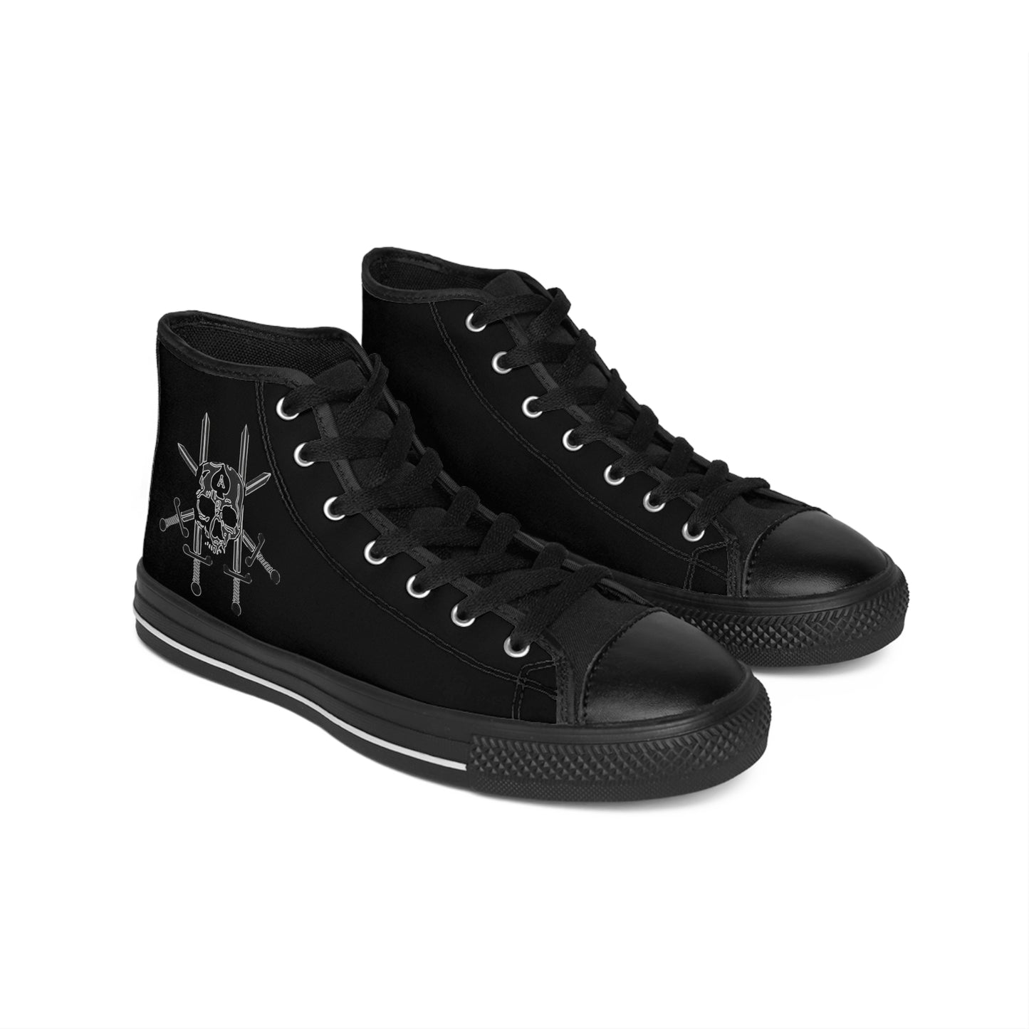 JCU Best Troop Skull Black High Tops